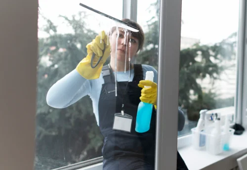 Nettoyage de vitres intérieures et extérieures à Fresnay-l'Évêque